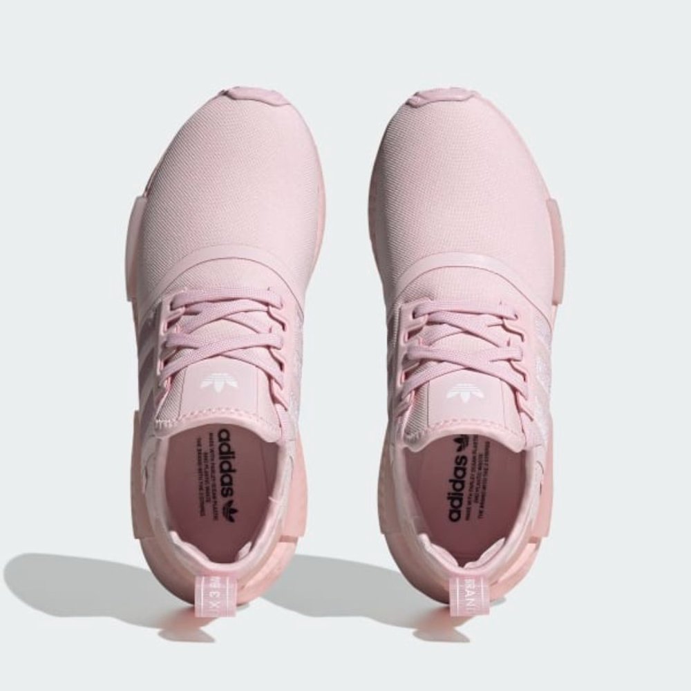Adidas NMD R1 Low Top Mens Athletic Running Shoes Pink HQ8862 NEW Multi Sz - Picture 3 of 9